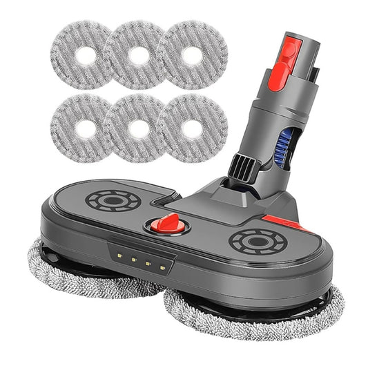 For Dyson V7 V8 V10 V11 Vacuum Cleaner Electric Mopping Head Integrated Water Tank With 6pcs Rag by bashfashion