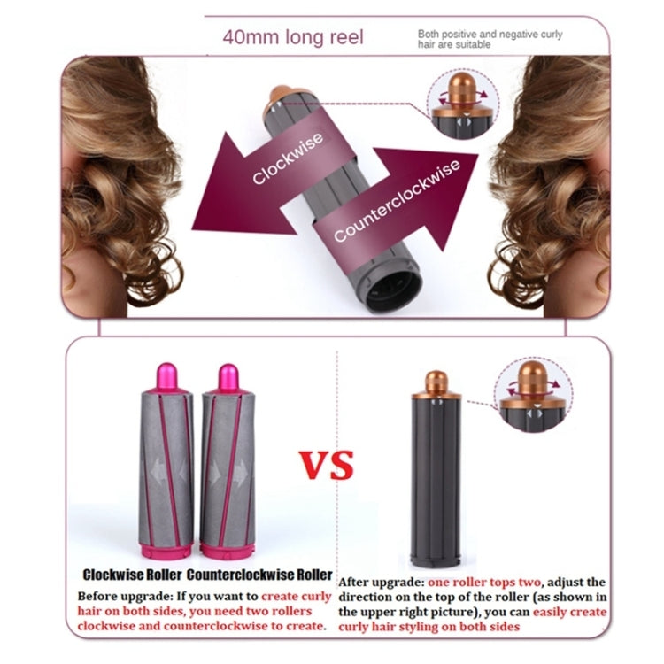 For Dyson Airwrap Hair Dryer i.d. / HS01 / HS05 / HD08 18.6 x 4cm Upgraded Long Curling Barrels Nozzle Rose Red by bashfashion