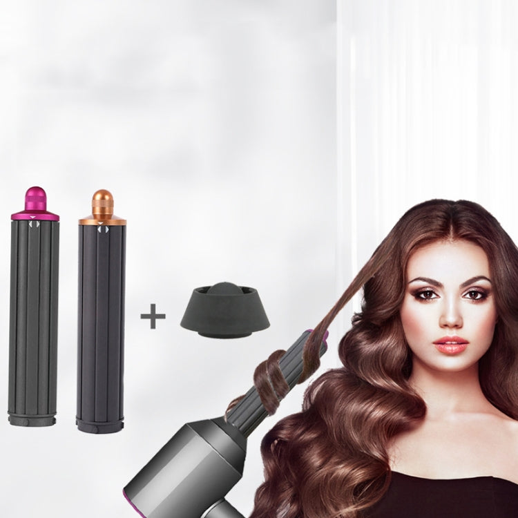 For Dyson Airwrap Hair Dryer i.d. / HS01 / HS05 / HD08 18.6 x 4cm Upgraded Long Curling Barrels Nozzle With Short Adapter Golden by bashfashion