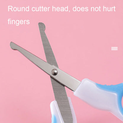 2sets 6 in 1 Baby Care Cleaning Kit Nail Scissors Combination Set, Color: Blue by bashfashion