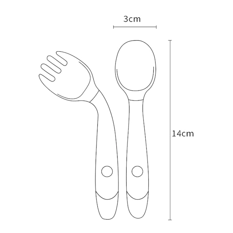 Children Eating Training Tableware Baby Bendable Silicone Soft Spoon, Color: Green by bashfashion