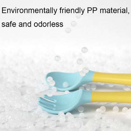 Children Eating Training Tableware Baby Bendable Silicone Soft Spoon, Color: Green by bashfashion