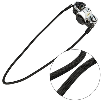 Climbing Rope Camera Strap SLR Camera Retro Wearable Shoulder Strap(Black) by bashfashion