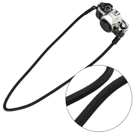 Climbing Rope Camera Strap SLR Camera Retro Wearable Shoulder Strap(Black) by bashfashion