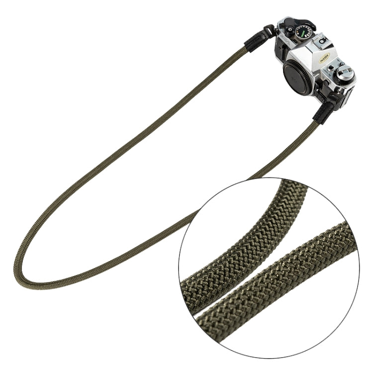 Climbing Rope Camera Strap SLR Camera Retro Wearable Shoulder Strap(Green) by bashfashion