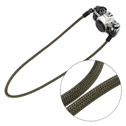 Climbing Rope Camera Strap SLR Camera Retro Wearable Shoulder Strap(Green) by bashfashion
