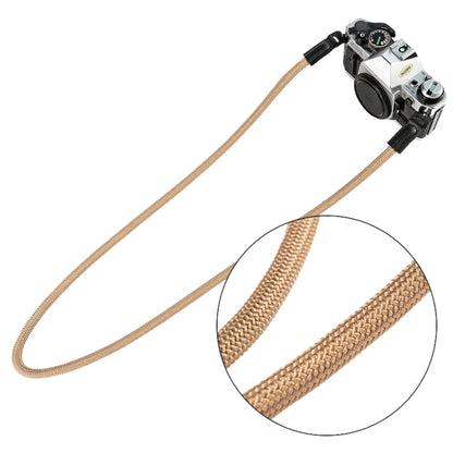 Climbing Rope Camera Strap SLR Camera Retro Wearable Shoulder Strap(Light Brown) by bashfashion