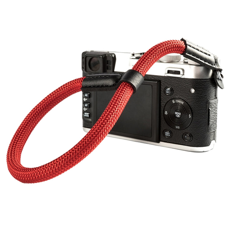 Climbing Rope Camera Wrist Strap SLR Camera Wear-resistant Bracelet(Red) by bashfashion