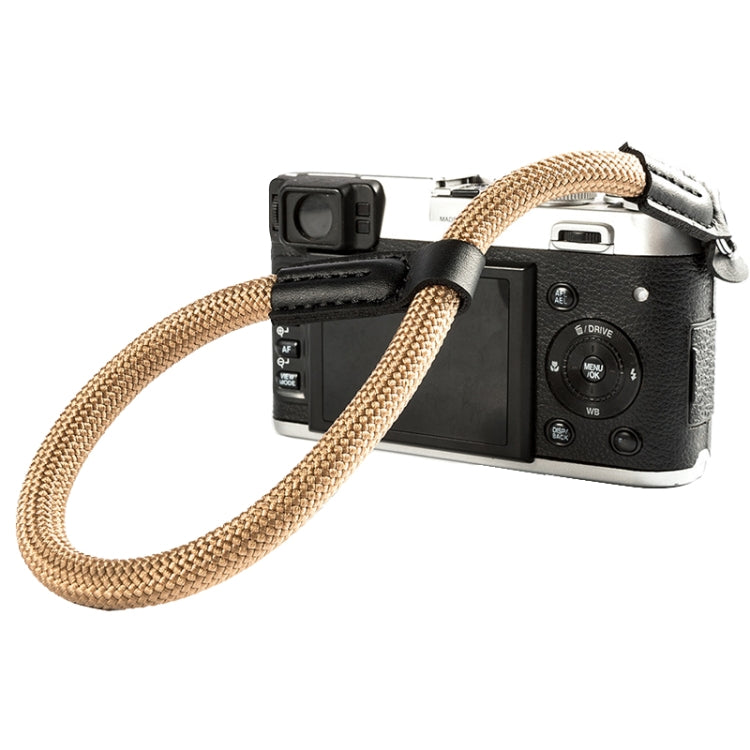 Climbing Rope Camera Wrist Strap SLR Camera Wear-resistant Bracelet(Light Brown) by bashfashion