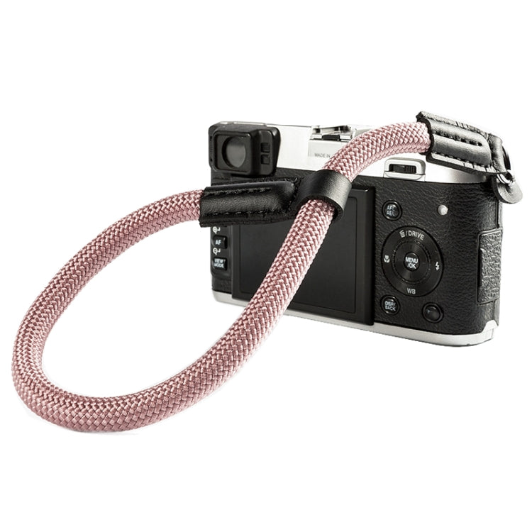 Climbing Rope Camera Wrist Strap SLR Camera Wear-resistant Bracelet(Rose Gold) by bashfashion