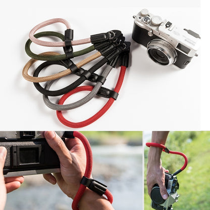 Climbing Rope Camera Wrist Strap SLR Camera Wear-resistant Bracelet(Grey) by bashfashion