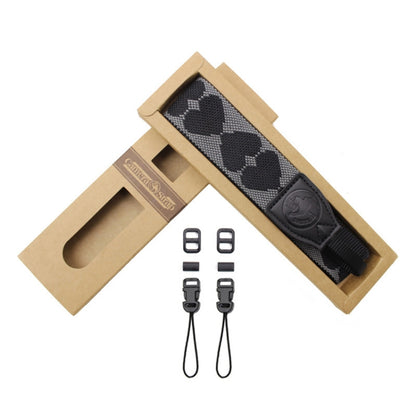 Embroidered Heart Pattern SLR Camera Strap Mirrorless Camera Love Lanyard(Spades-B-Transfer) by bashfashion