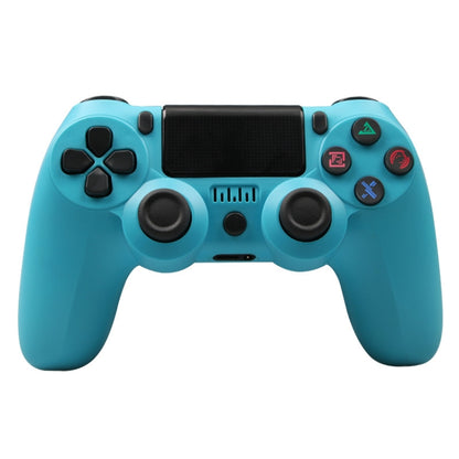 For PS4 Wireless Bluetooth Game Controller With Light Strip Dual Vibration Game Handle(Blue) by bashfashion