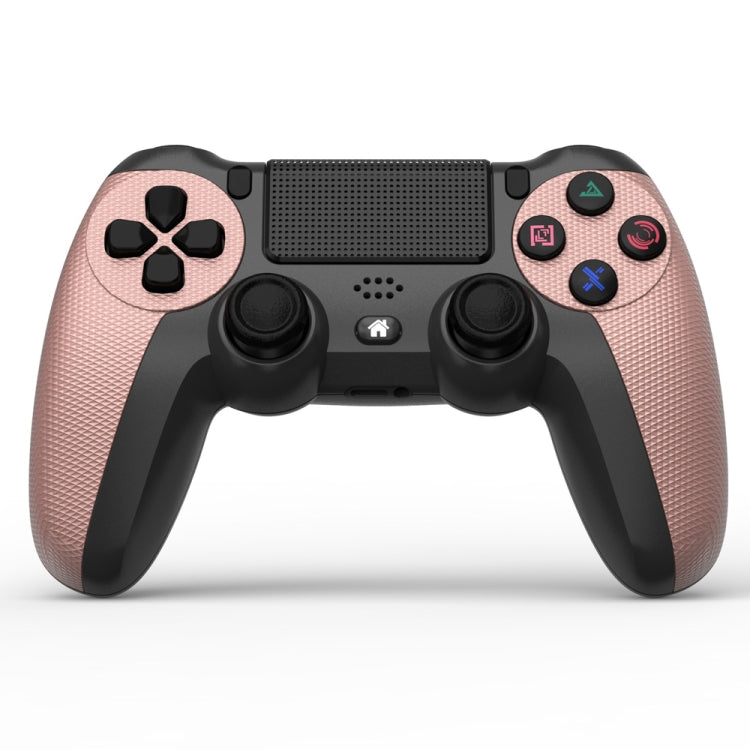 KM048 For PS4 Bluetooth Wireless Gamepad Controller 4.0 With Light Bar(Rose Pink) by bashfashion