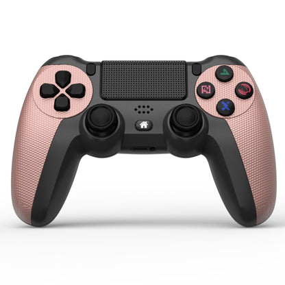 KM048 For PS4 Bluetooth Wireless Gamepad Controller 4.0 With Light Bar(Rose Pink) by bashfashion