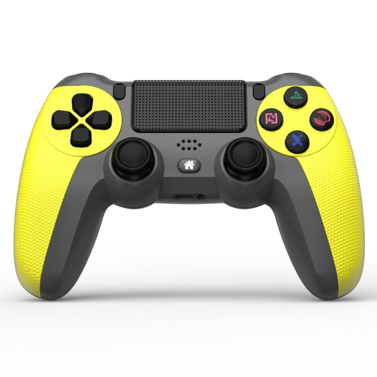KM048 For PS4 Bluetooth Wireless Gamepad Controller 4.0 With Light Bar(Lemon Yellow) by bashfashion