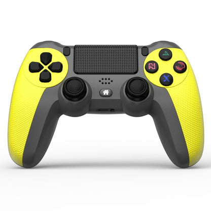 KM048 For PS4 Bluetooth Wireless Gamepad Controller 4.0 With Light Bar(Lemon Yellow) by bashfashion