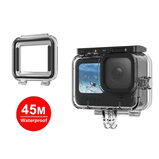 For GoPro Hero11 Black / HERO10 Black / HERO9 Black TELESIN Waterproof Case Full Scene Anti-Fog Underwater Diving Housing by TELESIN