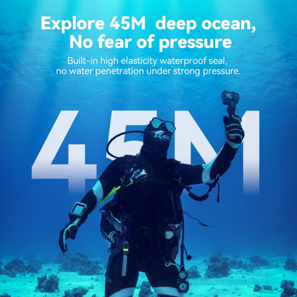 For GoPro Hero11 Black / HERO10 Black / HERO9 Black TELESIN Waterproof Case Full Scene Anti-Fog Underwater Diving Housing by TELESIN