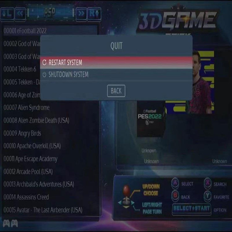 U9 PRO HDMI HD 2.4G Wireless PSP TV Double Game Console 64G 10000+ Games by ANBERNIC