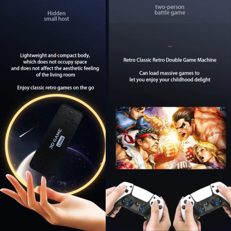 U9 PRO HDMI HD 2.4G Wireless PSP TV Double Game Console 64G 10000+ Games by ANBERNIC