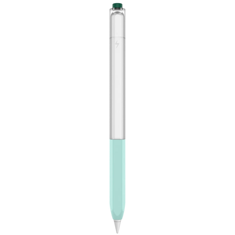 For Apple Pencil 2 AhaStyle PT-LC05 Jelly Style Translucent Silicone Protective Pen Case(Mint) by AhaStyle