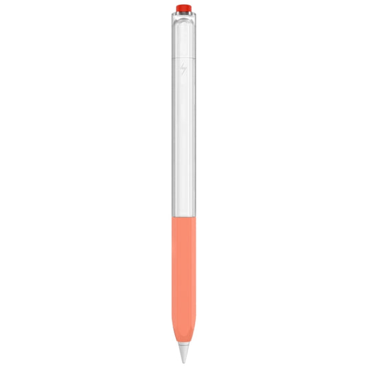 For Apple Pencil 2 AhaStyle PT-LC05 Jelly Style Translucent Silicone Protective Pen Case(Orange) by AhaStyle