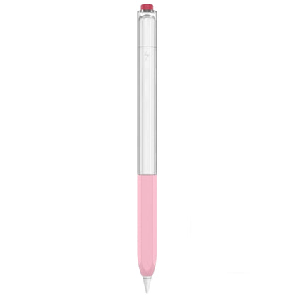 For Apple Pencil 2 AhaStyle PT-LC05 Jelly Style Translucent Silicone Protective Pen Case(Pink) by AhaStyle