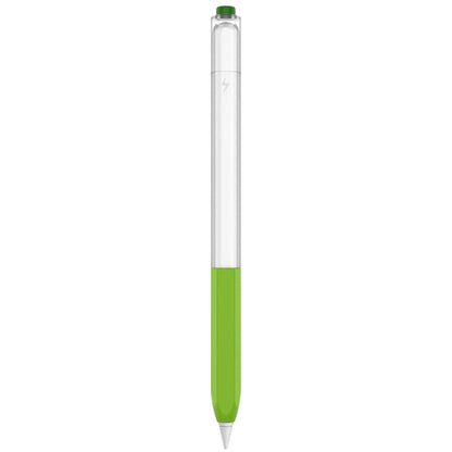 For Apple Pencil 2 AhaStyle PT-LC05 Jelly Style Translucent Silicone Protective Pen Case(Matcha Color) by AhaStyle