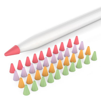 For Apple Pencil 1 / 2 AhaStyle PT107 40pcs Silicone Tip Protective Case(Women Style) by AhaStyle