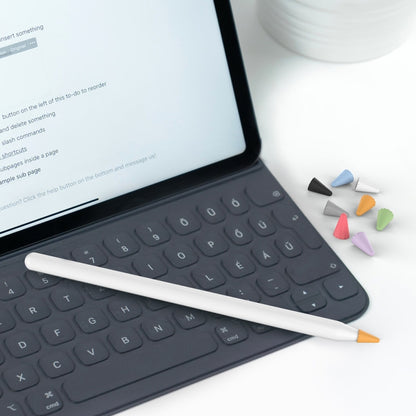 For Apple Pencil 1 / 2 AhaStyle PT107 40pcs Silicone Tip Protective Case(Women Style) by AhaStyle