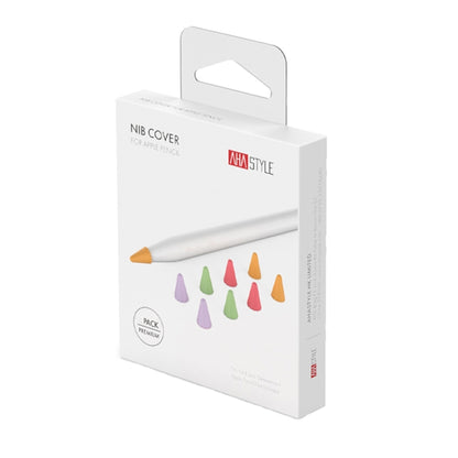 For Apple Pencil 1 / 2 AhaStyle PT107 40pcs Silicone Tip Protective Case(Women Style) by AhaStyle