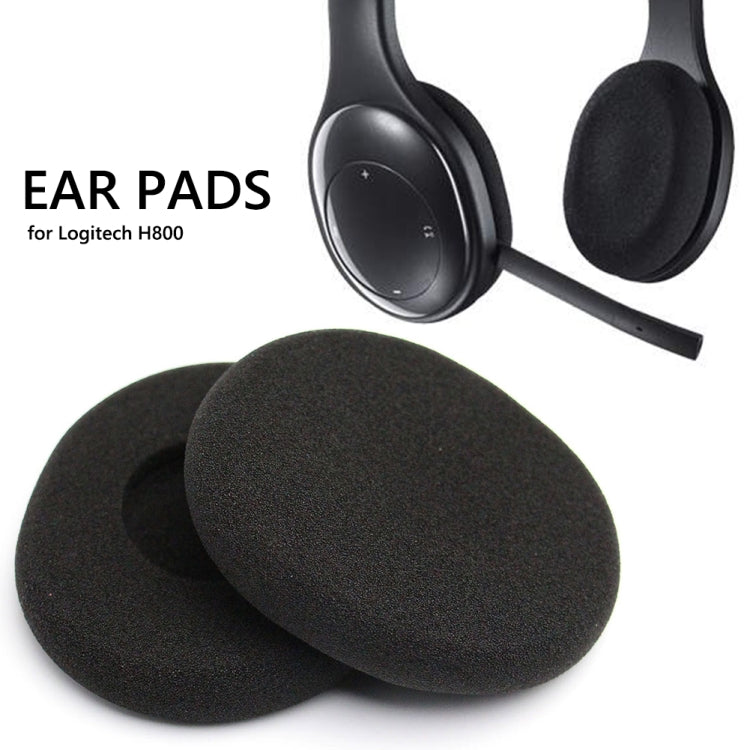 For Logitech H800 Headphone 2pcs Sponge Cover Ear Pads Earmuff by bashfashion