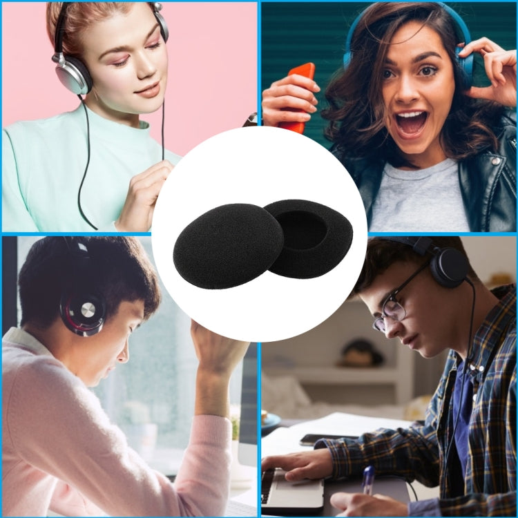 For Logitech H800 Headphone 2pcs Sponge Cover Ear Pads Earmuff by bashfashion