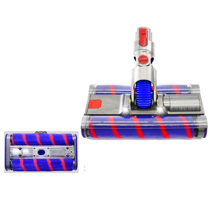 For Dyson V7 V8 V10 V11 Double Roller Soft Velvet Floor Brush Head with LED Lighting by bashfashion