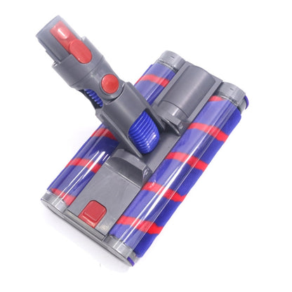For Dyson V7 V8 V10 V11 Double Roller Soft Velvet Floor Brush Head with LED Lighting by bashfashion