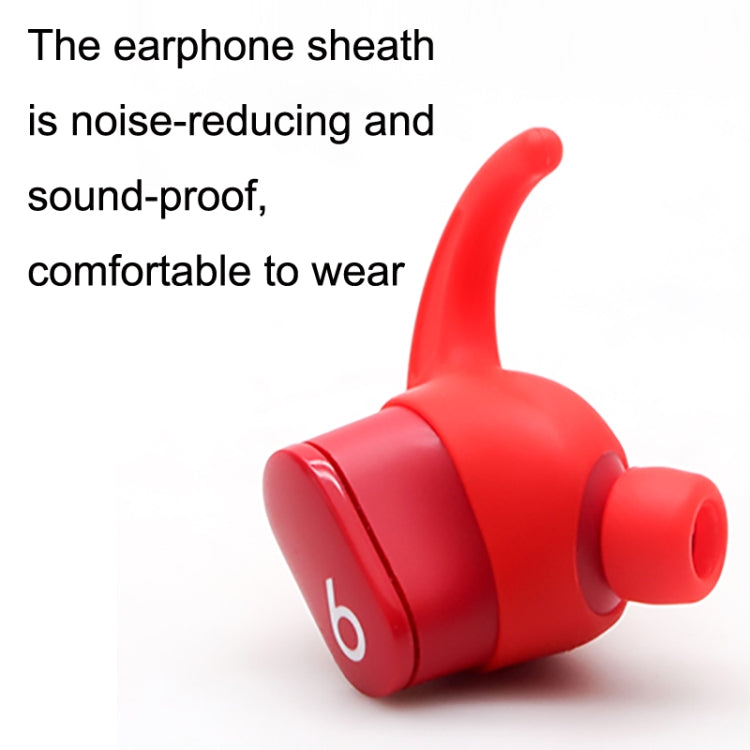 For Beats Studio Buds 2pairs Wireless Bluetooth Earphone Silicone Non-slip Ear Caps(Red) by bashfashion
