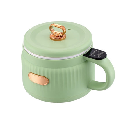 MC12B Small Multi-Functional Home Dormitory Instant Noodles Cooking Pot Non-Stick Electric Hot Pot US Plug(Matcha Green) by bashfashion