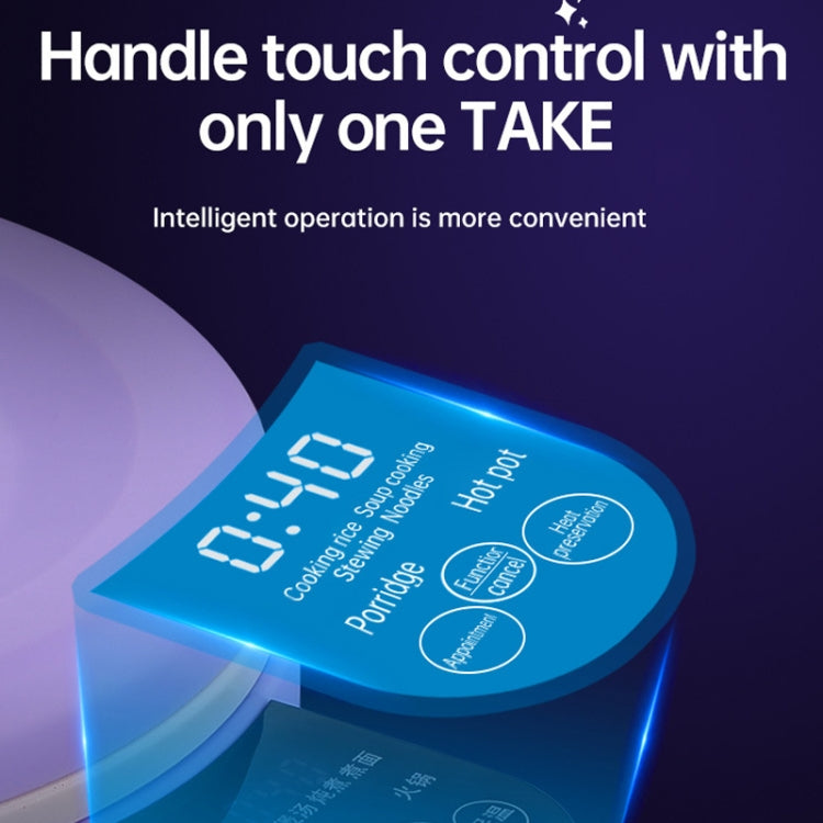 MC12B Small Multi-Functional Home Dormitory Instant Noodles Cooking Pot Non-Stick Electric Hot Pot US Plug(Matcha Green) by bashfashion