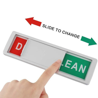 Dishwasher Magnet Clean Dirty Sign Double-Sided Refrigerator Magnet(Black-Blue Gray) by bashfashion