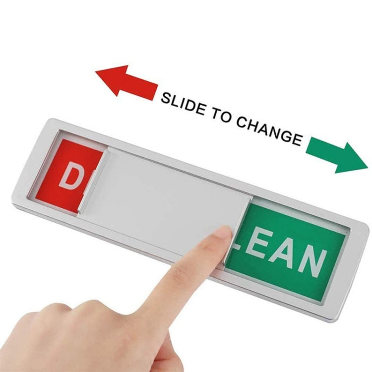 Dishwasher Magnet Clean Dirty Sign Double-Sided Refrigerator Magnet(Silver-Blue Gray) by bashfashion