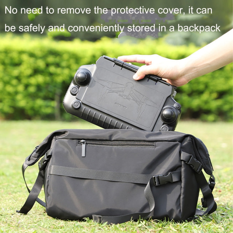 Sunnylife YK570 For DJI RC Plus Remote Control Protective Hood Plate Protective Cover(Black) by Sunnylife