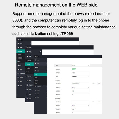 S135 PSTN+SIP Dual Mode Recording Smart Phone 6 Ways VOIP Network Phone IP Phone by bashfashion