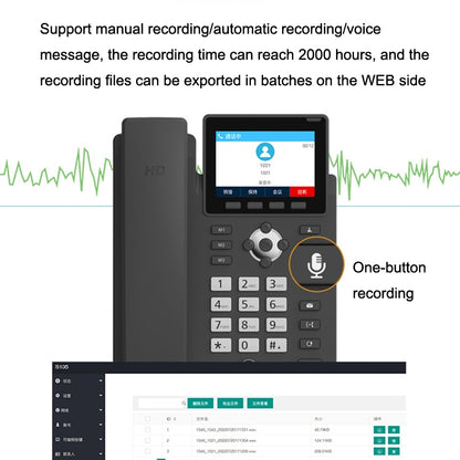 S135 PSTN+SIP Dual Mode Recording Smart Phone 6 Ways VOIP Network Phone IP Phone by bashfashion