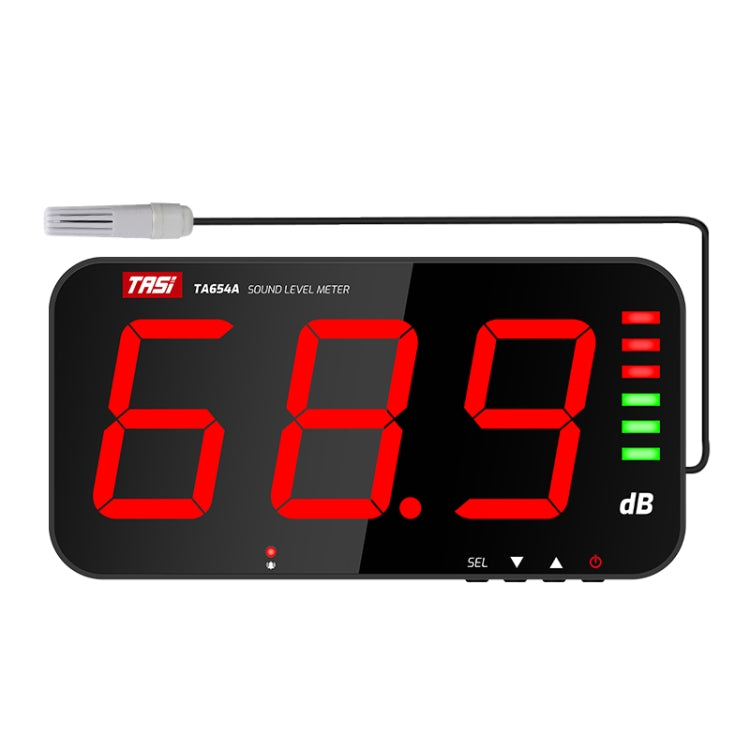 TASI TA654A Large Screen Wall-Mounted Noise Meter Decibel Detector by TASI
