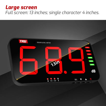 TASI TA654A Large Screen Wall-Mounted Noise Meter Decibel Detector by TASI