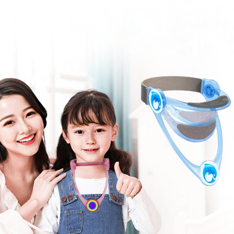 Children Oblique Neck Corrector Adjustable Neck Brace Neck Protector(Blue) by bashfashion