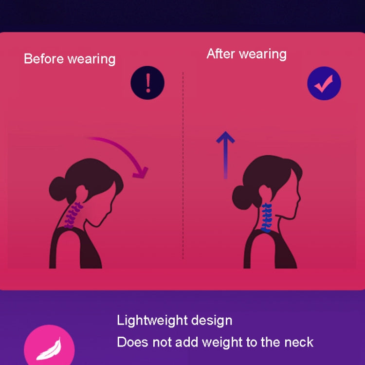 Children Oblique Neck Corrector Adjustable Neck Brace Neck Protector(Blue) by bashfashion