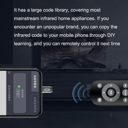 R10 Phone Smart Infrared Transmitter Learning Type Long Distance Remote Control, Interface: Type-C/USB-C by bashfashion