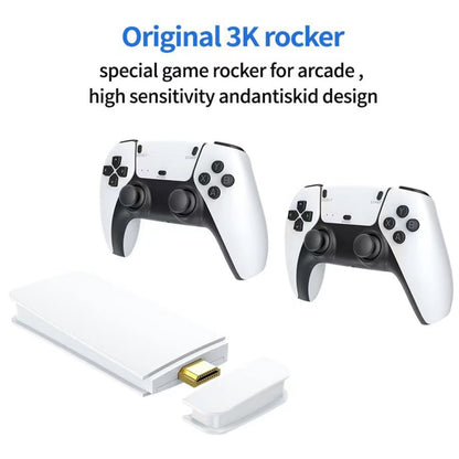 M15 HDMI HD 4K TV Dual Handle Game Console 128G 30000 Games by bashfashion